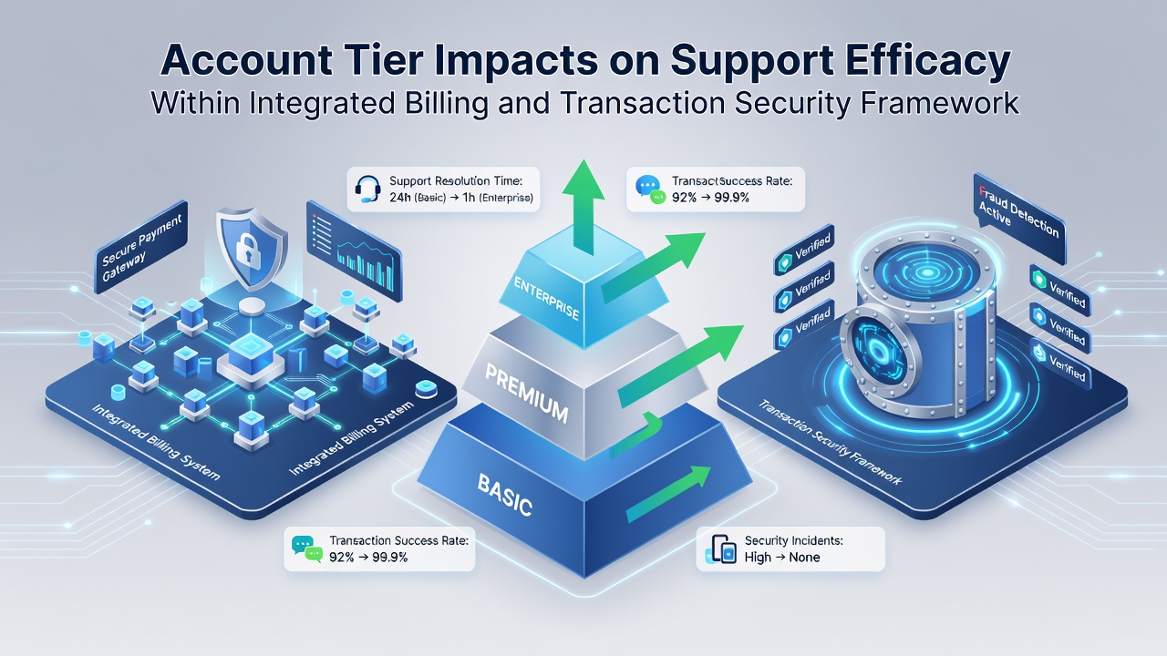 Support workflow diagram showing tier-based escalation in transaction security
