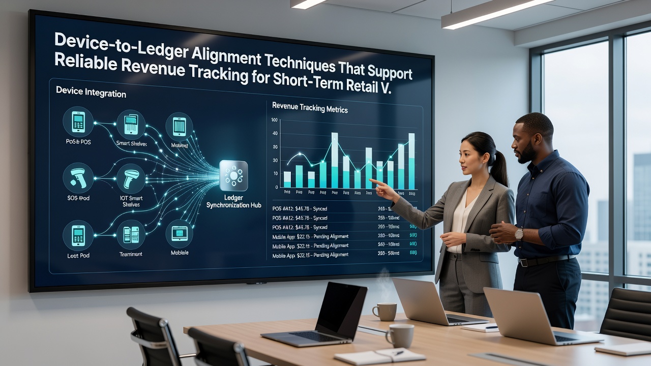 Backend ledger dashboard displaying synchronized revenue data from multiple short-term retail devices