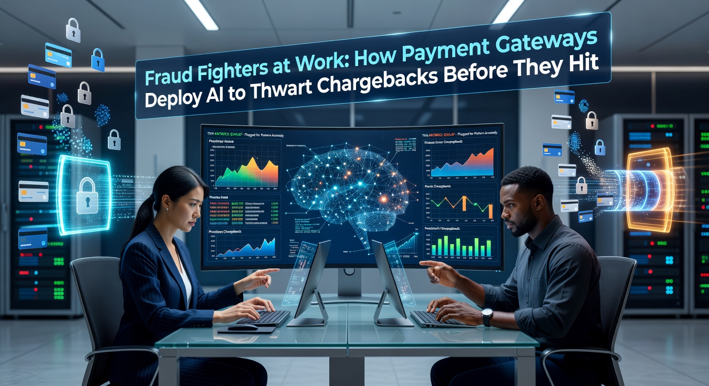 Dynamic visualization of AI algorithms scanning payment transactions in real-time to flag potential chargeback risks
