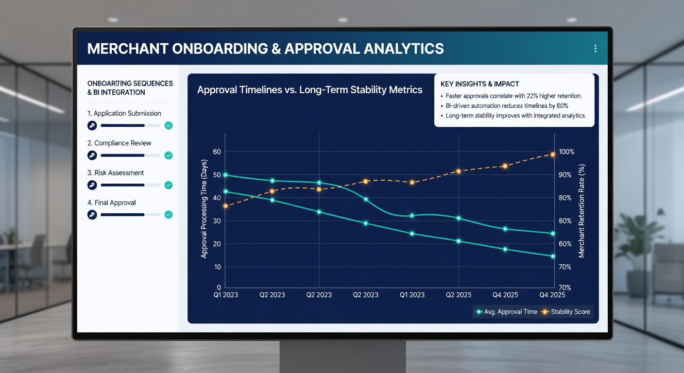 Diagram illustrating approval timeline variations and their downstream impact on billing stability metrics