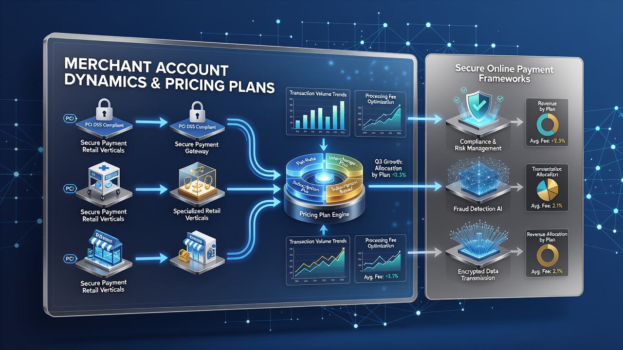Merchant account approval process and pricing structure overview for specialized retail payment systems