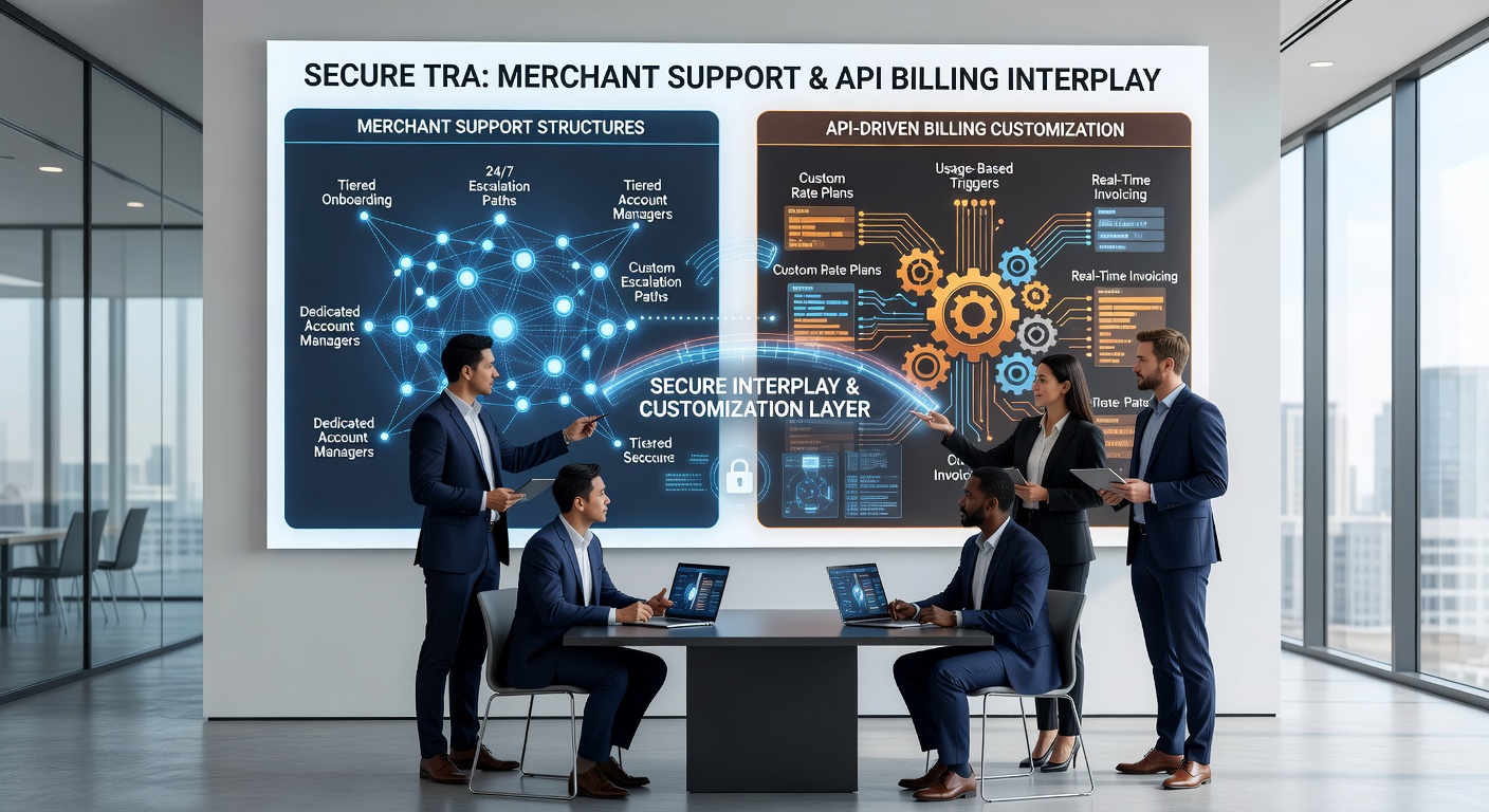 API customization interfaces integrated with merchant support workflows